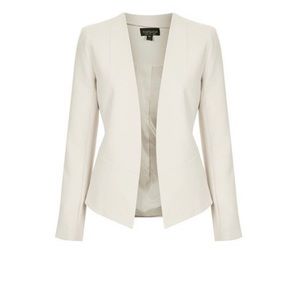Top shop cream blazer open front